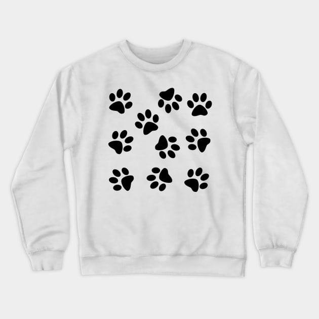 Cute Little Paws - Pattern Design Crewneck Sweatshirt by art-by-shadab